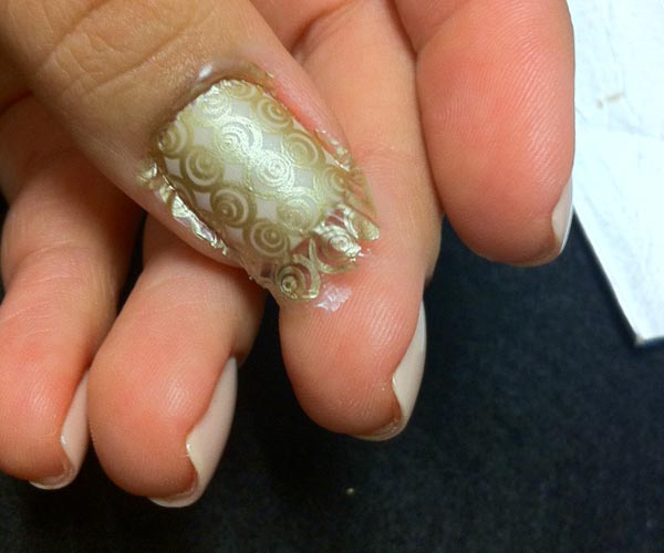 Carimbo para unhas